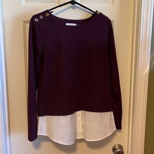 Long sleeve dress blouse.